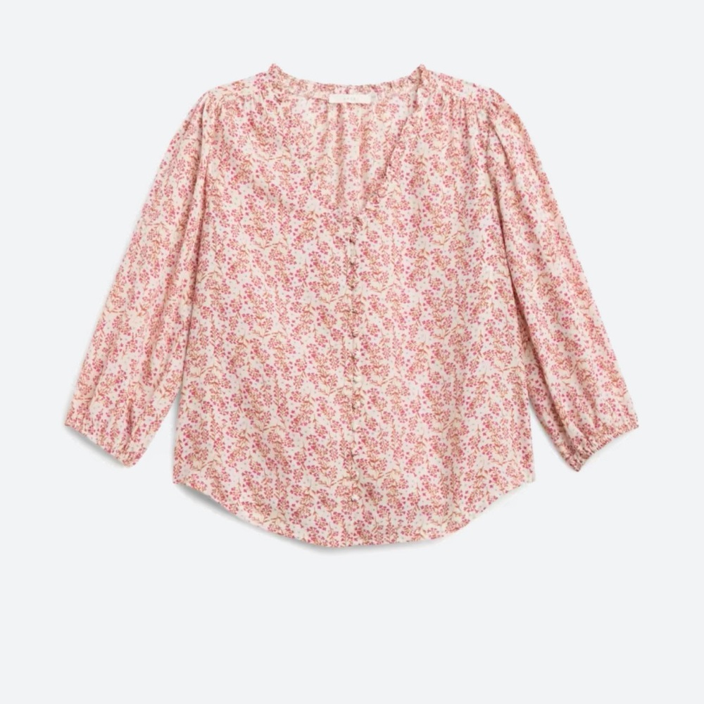 LUSHKendra Button Down BlouseXL | Off-White